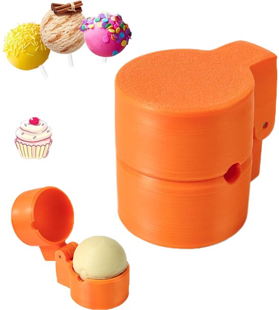 Cake Pop Form Dessertform Leckereienform Antihaftbeschichtung 50 X 40 X 50 Mm Orange