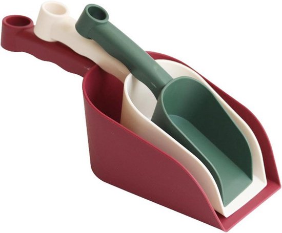 Gartenkelle Handwerkzeuge Pflanzen Und Umpflanzen Ergonomischer Griff 3 Teilig Grün Und Burgunderrot