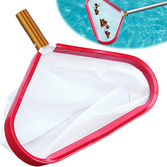 Professioneller, Feinmaschiger Metall Poolskimmer Für Algen Und Blätter Doppelkegel Bodenskimmer Zur Poolreinigung