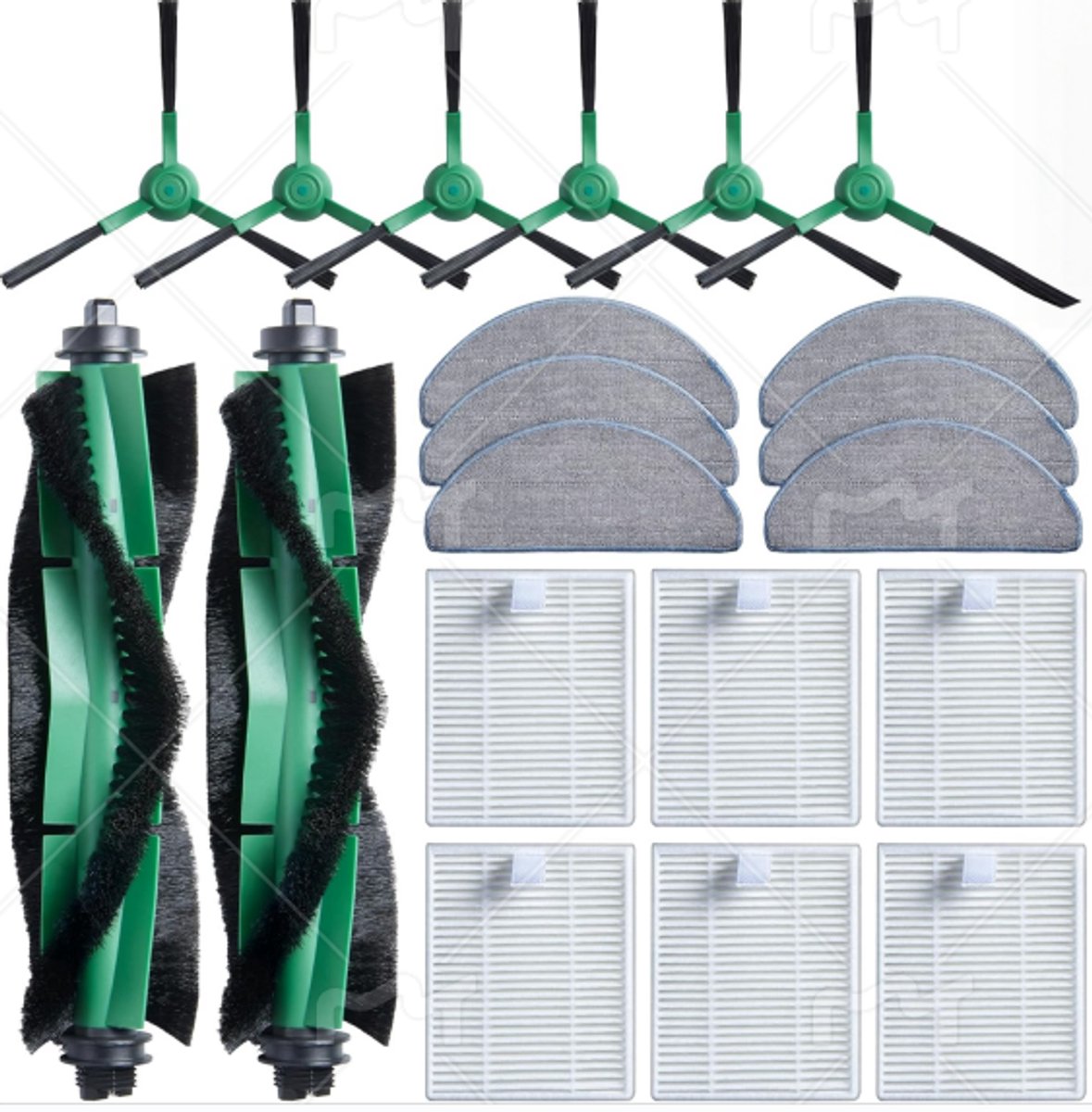 20-teiliges Zubehörset Für Irobot Roomba Combo 2 Essential Y0140/y0112/y0110, Als Ersatz Für Roomba 105 Combo - 2 Handbürsten, 6 Filter,