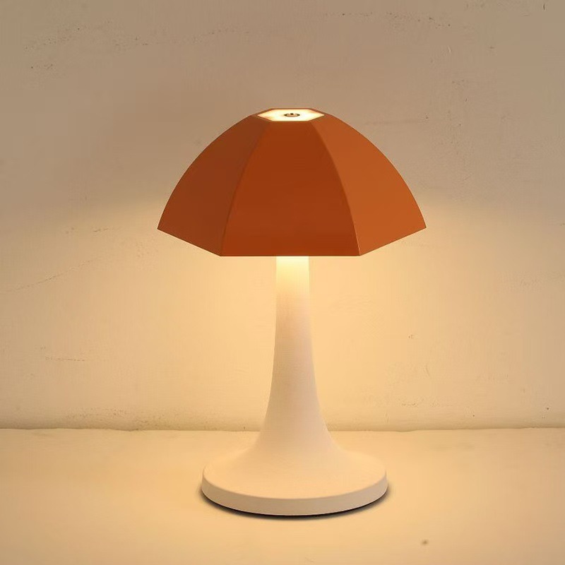 Kreativer Acryl Lampenschirm Kleine Schreibtischlampe Berührungsschalter Dreifarbige, Dimmbare Led Schreibtischlampe Schreibtischlampe Wiederaufl