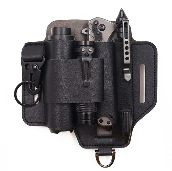 Multifunktionales Werkzeugset Werkzeugtasche Gürtelhalter Für Beruf Und Alltag Inklusive Taschenlampenhalter, Stifthalter Und Schraubenschlüsselc