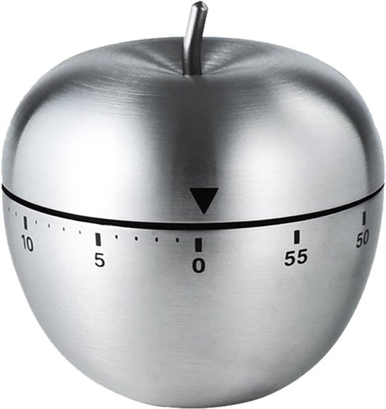 Apfel Timer (60 Minuten), Küchentimer, Manueller Timer (0 60 Minuten), Timer Für Klassenzimmer, Visueller Timer Für Kinder, Mechanischer Timer In