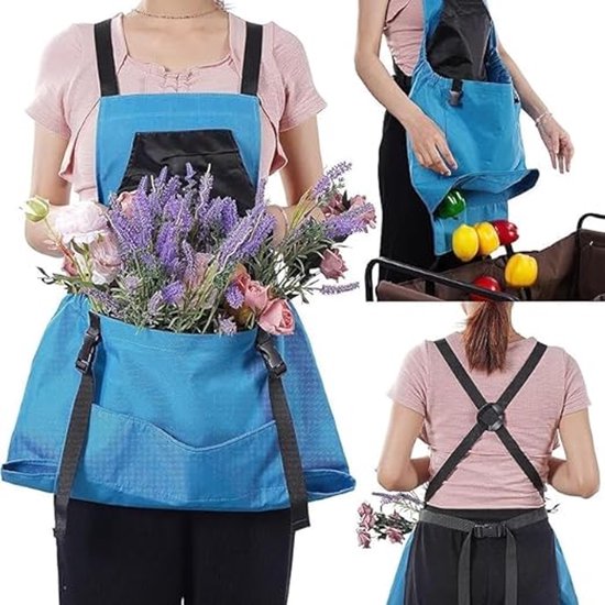 Gartenschürze Für Damen Mit Taschen Strapazierfähig Pflückschürze Für Aktivitäten Im Freien