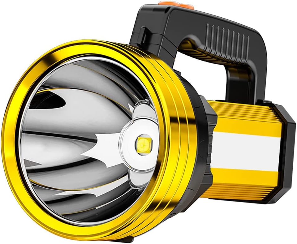 Outdoor-led-taschenlampe Mit Starkem Licht, Multifunktionaler Suchscheinwerfer, P50-lampe Mit Docht Und Dimmfunktion, Zum Wandern Und Campen