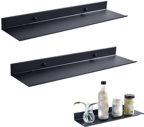 Badezimmerregal 2 Teilig Schwarz 30 Cm Duschablage Duschregal Kleines Duschregal Organizer Duschkorb Wandregal Fürs Badezimmer Für Badezimmer, Sc