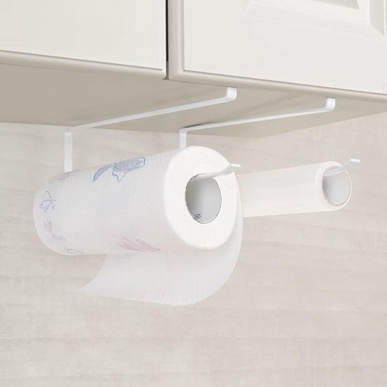 Wc Rollenhalter Küchenrollenhalter Toilettenpapierhalter Badezimmerregal Kein Bohren Erforderlich Küchenrollenhalter (2 Stück) Schrank, Papierhan