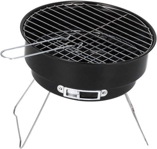 Runder, Tragbarer Mini Grill Holzkohlegrill Für Outdoor Küche Und Camping