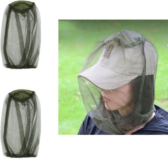 2 Teiliges Moskitonetz Für Den Outdoor Bereich Moskitonetz Zum Angeln 50 X 40 Cm Für Outdoor Aktivitäten Wie Wandern, Camping, Angeln, Gartenarbe