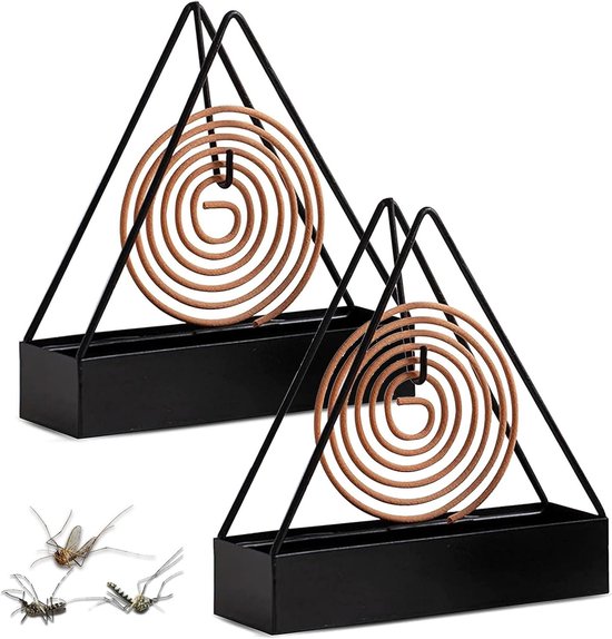 Moskitospiralenhalter 2 Stück Spiralförmige Metallhalterung Zur Mückenbekämpfung In Garten, Pool Und Terrasse