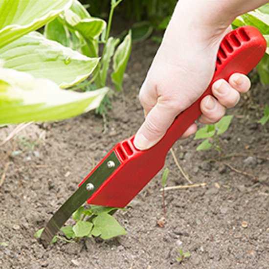 Hand Unkrautstecher Mit Schlaufe Ergonomischer Wurzelentferner Mit Edelstahlschlaufe, Tragbares Gartengerät Zum Jäten Von Unkraut Und Auflockern