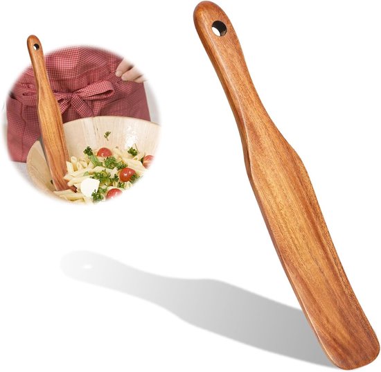 Robuster Teakholz Spatel Und Löffel: Ergonomisches Design, Leicht Zu Reinigen, Zum Kochen Und Backen
