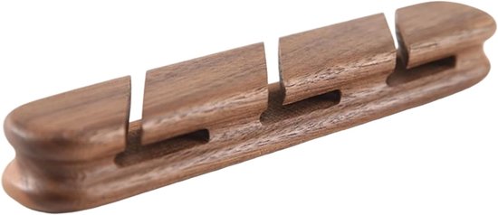 Selbstklebender Kabelorganizer Für Den Schreibtisch Kabelclip Aus Holz 3 Fach Kabelclip Hochwertiger Kabelorganizer Naturholzfarbe Für Zuhause, B