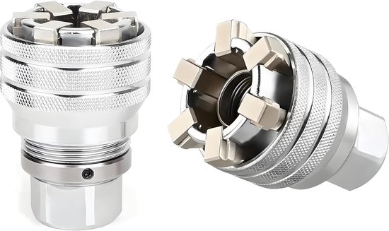 Verstellbarer Steckschlüssel Universalsteckschlüssel Für Reparaturen Selbstklemmend 10 19 Mm Silber