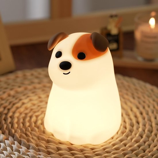 Stimmungsbeleuchtung Hundefigur Nachtlicht Usb Touch Dimmfunktion Nachtlicht Für Kinder Welpen Nachtlicht Mit Rgb Modus Hundefigur Wiederaufladba