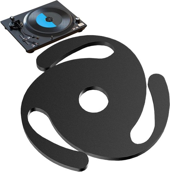 Adapter Für 45 U/min Schallplatten Einzeladapter Für Vinyl Schallplattenwiedergabe Vibrationsdämpfendes Aluminium