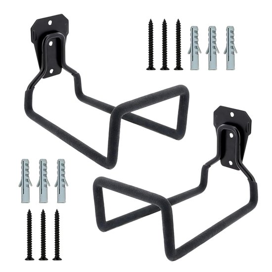 Gartenschlauchhalter Metall Gartenschlauchregal Aufbewahrung Für Gartenschläuche Robuste Wandmontage Gartenschlauchhalter Schwarz 2er Pack