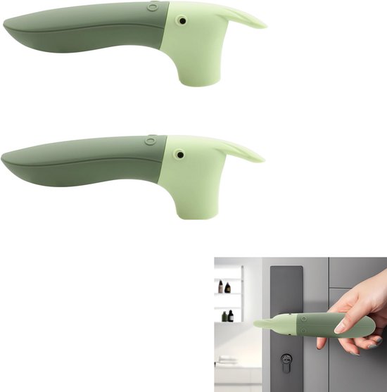 Türgriffschutzhülle Türgriffpuffer Türgriffstopper Flexible Türstopper Türgriffschutz Silikon Türgriffhülle Dekorativ Und Niedlich Hebelgriffhüll