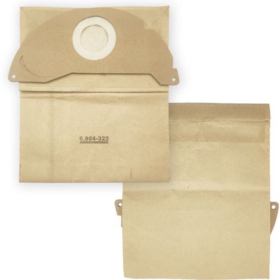 Für Die 15er Packung Staubsaugerbeutel Kfi 222, Kompatibel Mit Kärcher Wd 2, Mv 2, Wd 2.200 Bis Wd 2.550, Artikelnummer 6.904 332.0