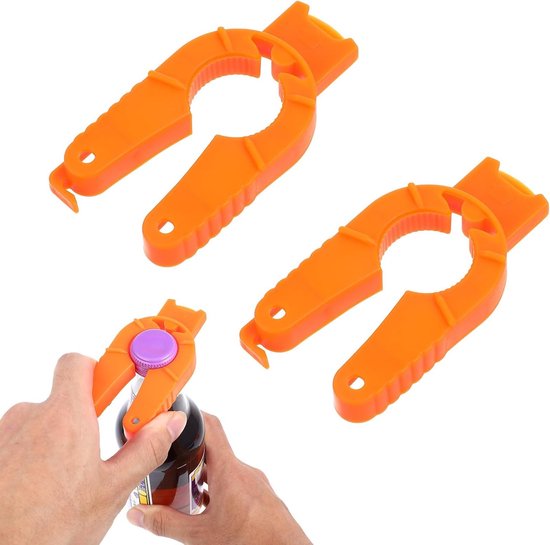 Allecto Plus 3 In 1 Flaschenöffner Für Senioren Mit Schraubverschluss 2er Set Einfache Bedienung Multifunktional Für Schwache Hände Flaschenöffne