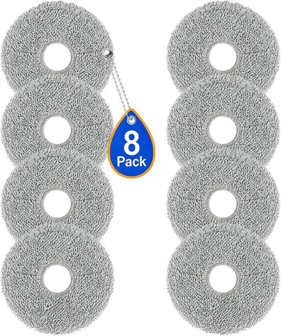 8 Wischmopp Pads Mit Feinen Borsten, Passend Für Dreame L10s Pro Ultra, L10s Pro Ultra Heat Und L10s Ultra Gen 2 Staubsaugerteil
