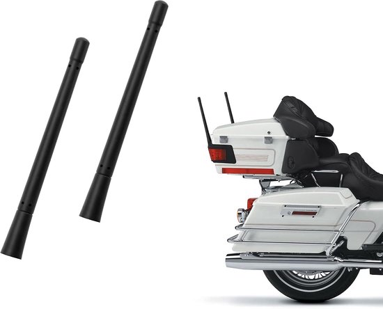 Passend Für Harley Davidson 1989 2025 7" Kurze Motorradantenne Als Ersatz (2er Pack)
