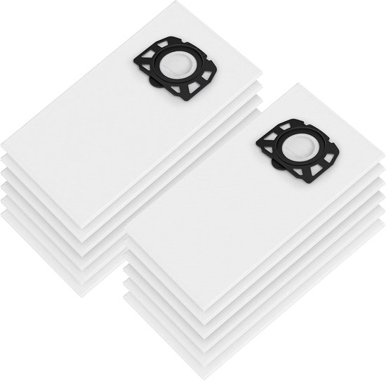 12 Staubsaugerbeutel Passend Für Kärcher Kfi 357, Wd2 Plus, Wd3 (akku), Kwd1, Kwd2, Kwd3, Mv3, Wd3.200 Wd3.800 M, Se 4001, Se 4002 Staubsaugerbeu