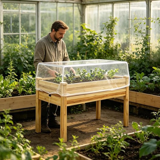 2er Set Gartennetze Für Hochbeete, 90 X 50 Cm, Schutz Vor Insekten Und Vögeln, Feinmaschige Schutzhülle Mit Kordelzug Für Gemüse, Obst Und Pflanz