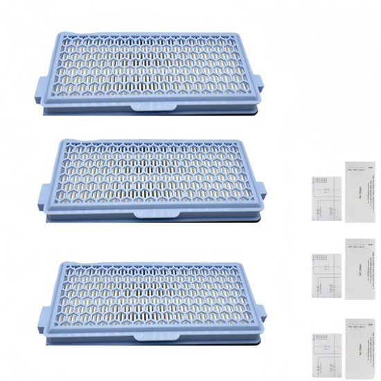 Ersatz Hepa Filter Für Miele Guard Gn Hycean3d Staubsauger S8340/c2/c3/s6 S1/l1 Compact C1/complete C2 Enthält 3 Hepa Filter, 3 Airclean Abluftfi