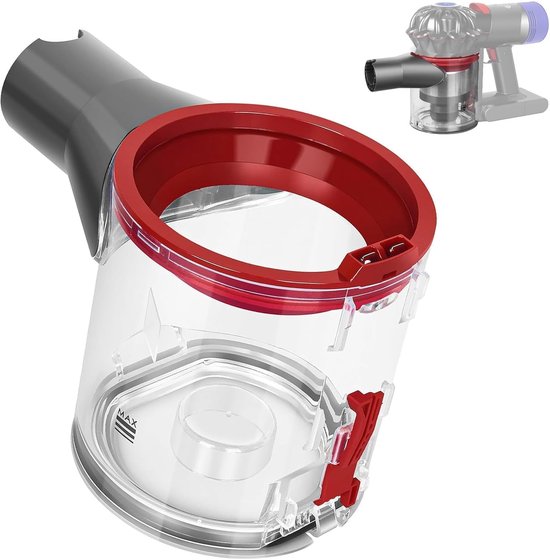 Transparenter Staubbehälter Passend Für Dyson V7 Und V8 Staubsauger