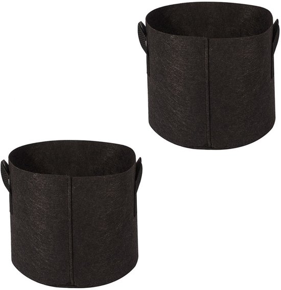 2 Teiliger Pflanzsack (ca. 37 Liter) Pflanzsack Anzuchtsack Wiederverwendbares Gartenzubehör 40 X 40 X 30 Cm Vliesstoff Für Den Anbau Von Kartoff