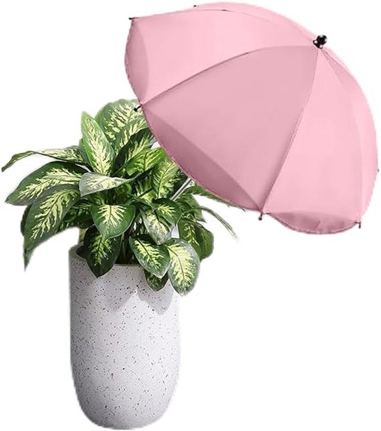 Pflanzenschirm Großer Gartenschirm (59,7 Cm Durchmesser) Regenschutz Für Pflanzen Höhenverstellbar Uv Schutz Für Topfpflanzen, Hochbeete Und Blum