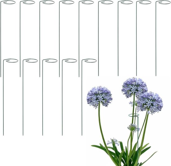 14 Teiliges Set Aus 40 Cm Langen Kleinen Pflanzenstützen Für Blumen, Sträucher Und Gemüse Wie Tomaten, Rosen Und Lilien