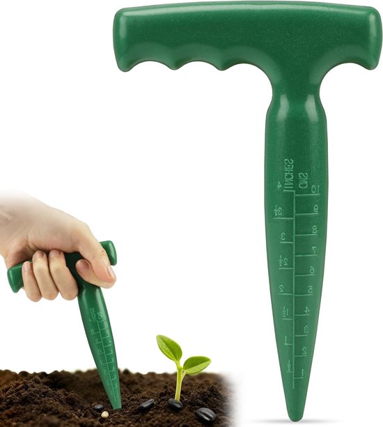 Pflanzstab 17,5 Cm Pflanzstab Aus Kunststoff Kugelpflanzer Gartenpflanzgefäß Mit Griff Aussaat Blumenzwiebeln Pflanzen Gartengeräte Grün