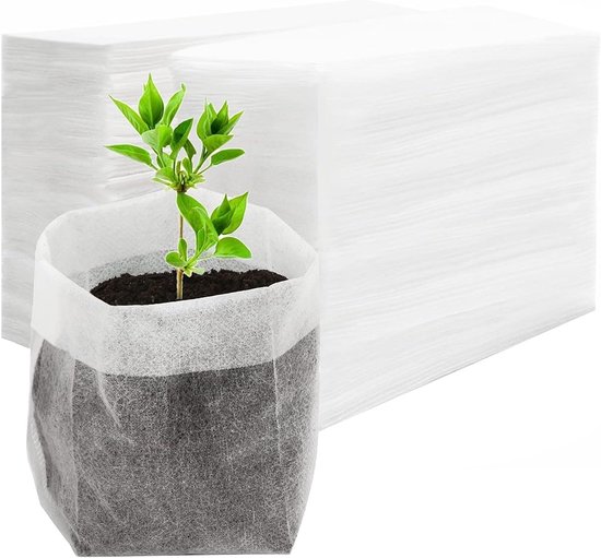 Pflanzbeutel Anzuchtbeutel 300 Pflanzbeutel Biologisch Abbaubare Anzuchtbeutel Aus Vliesstoff Gartenbau Pflanzbeutel Für Kartoffel , Blumen Und T