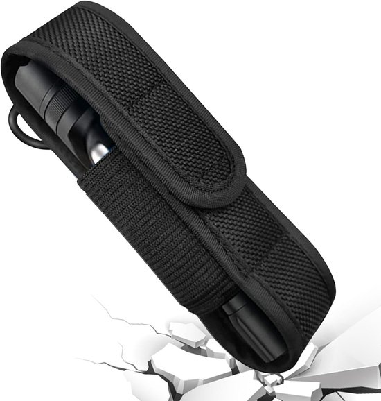 Taschenlampenhülle Nylon Schwarz