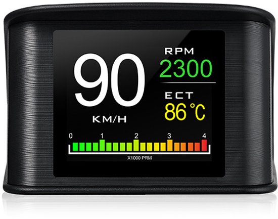 Tachometer 6,8 X 7,3 X 4,6 Cm Auto Obd Schnittstelle Diverse Alarmfunktionen Head Up Display Tachometer 12 Kernfunktionen Head Up Display Tachome