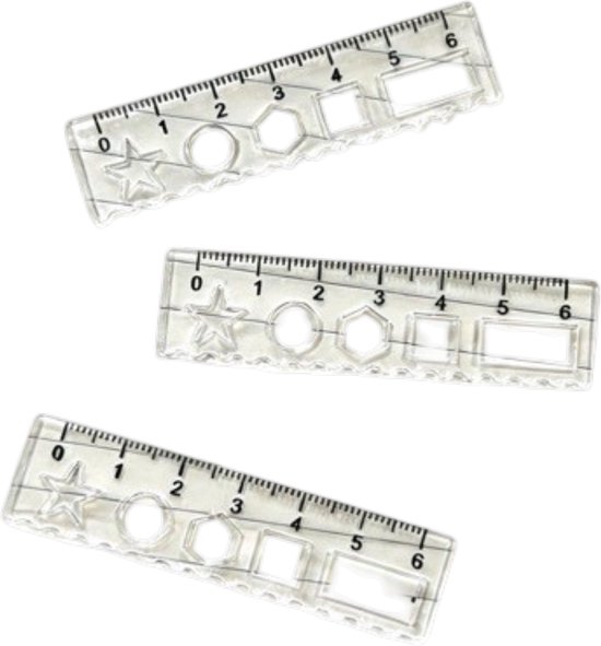 Transparentes Mini Lineal, Handlineal, Multifunktionslineal Für Schüler Und Zeichenmaterialien