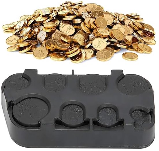 Münzbehälter Mit 8 Fächern Münzbehälter Für Euro Für 1 Cent Bis 2 Euro Euro Münzbehälter Münzbox Euro Set Geldhalter/spender Behälter Für Kleinge