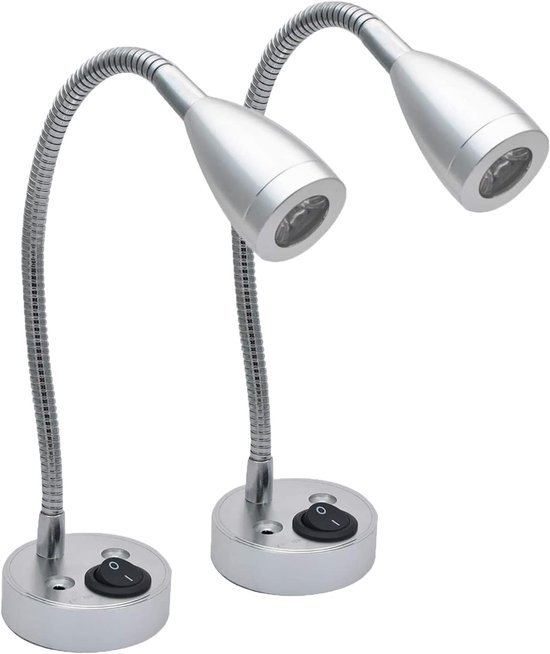 12v Led Wandleuchte Leselampe Wohnmobil, Caravan, Caravan Warmweiß (2 Stück)