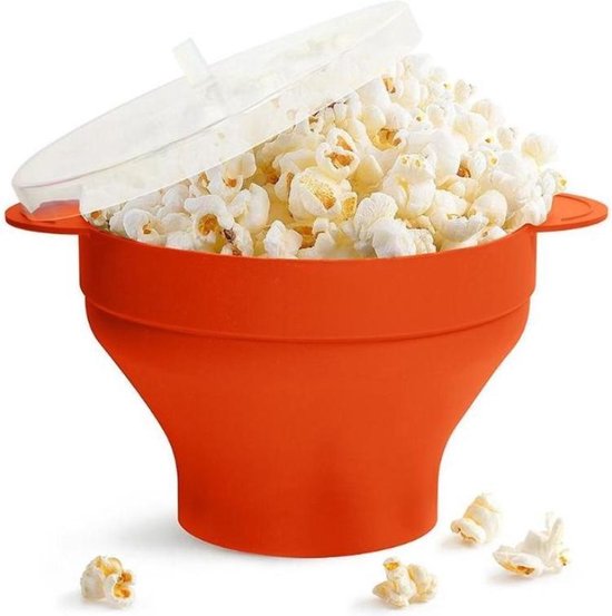 Silikon Popcornmaschine Popcornbereiter Mikrowellengeeignet Popcornmaschine