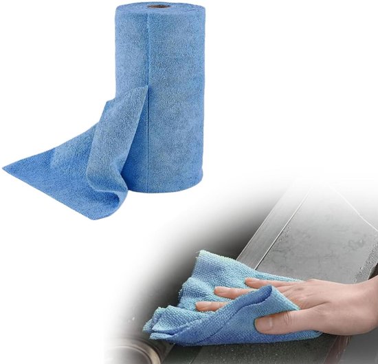 Mikrofasertücher Reinigungstücher 30 Stück 30 X 30 Cm Autoputztuch Fensterputztuch Handtuchrolle Reinigungstücher Reinigungstücher Auf Der Rolle