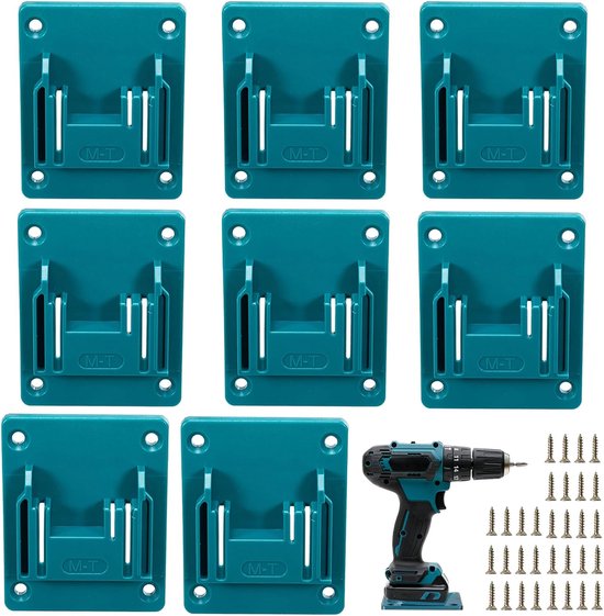 Wandmontierter Werkzeughalter 8 Teilig Für Makita 14,4 18 V Elektrowerkzeuge Makita Akku Makita Akku Bohrschrauber 18 V Maschinenhalterung Werkst