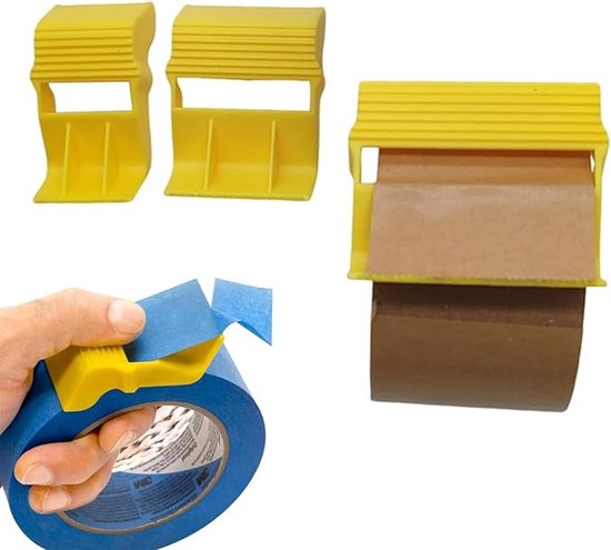 Klebebandabroller Dreiteiliges Set Abroller Mit Abschneider Schneller Abroller Tragbarer Abroller Leicht Zu Transportieren Für Papierklebeband, V