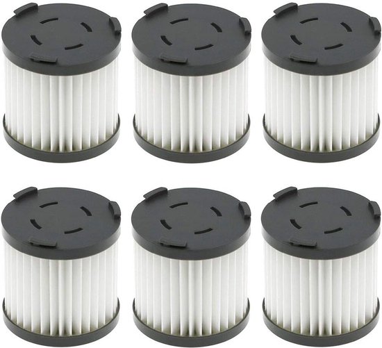 6 Teiliges Hepa Filterset, Passend Für Den Akku Staubsauger Jimmy Jv51 Cj53 C53t.