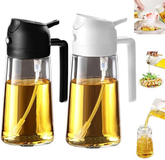2 Olivenölsprüher Ölspray Ölflasche Kochspray 470 Ml Ölpumpen Kochspray Ölspray Ölflasche Grillzubehör Ölpumpen Kochspray Manuelles Sprühen Oder