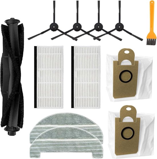 12 Teiliges Set Mit Ersatzteilen, Passend Für Den Ihome Autovac Nova Staubsauger, Inklusive Reinigungsbürste.