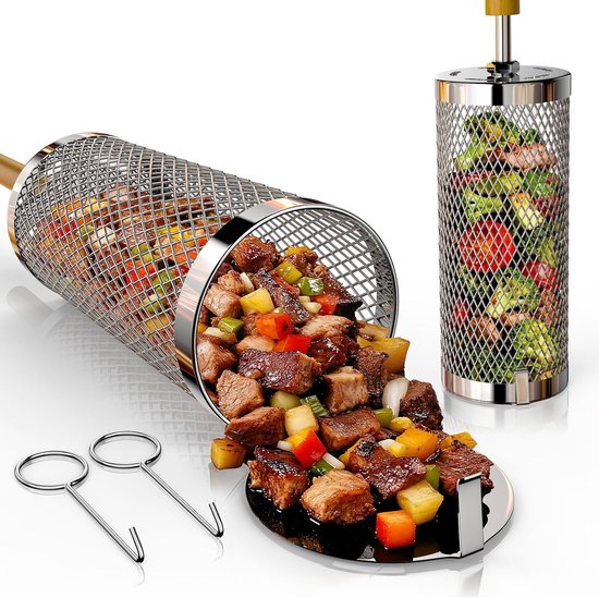 Grillkorb Set (1 Teilig) Grillzubehör Grillbesteck 20 Cm Als Geschenk