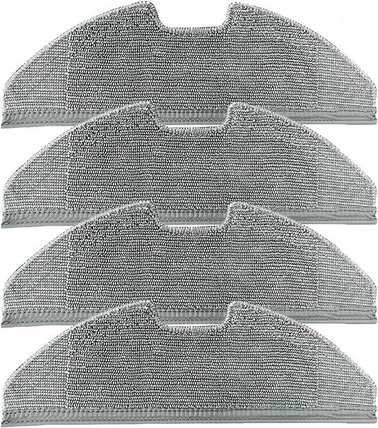 Set Mit 4 Mikrofaser Wischpads, Für Den Eufy Robovac G10 G30 Hybrid Staubsauger