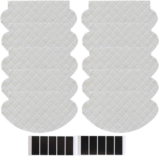 10 Bodentücher, Für Den Staubsauger Ecovacs Dx55 T5 Dv35 Dv37, Inklusive 10 Aufklebern.